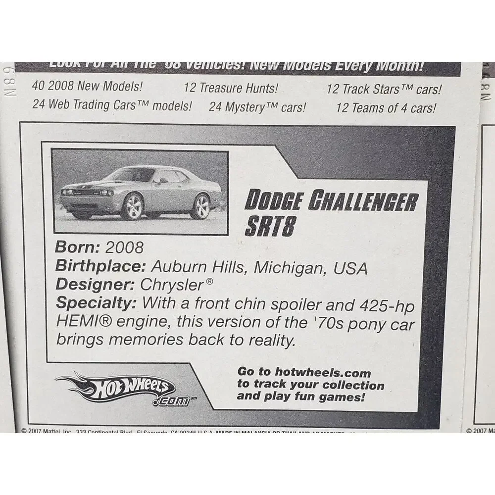 Mattel hot wheels